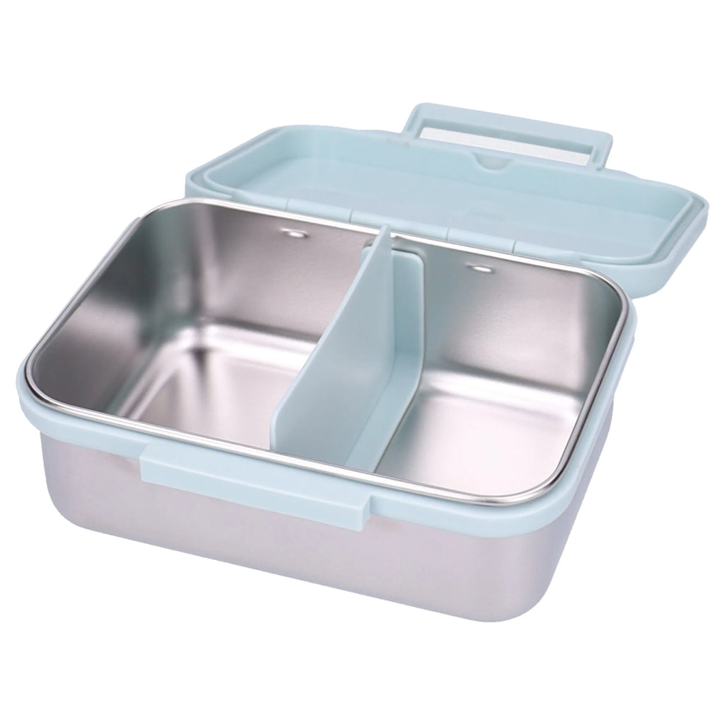 Lunch box inox véhicules bleu