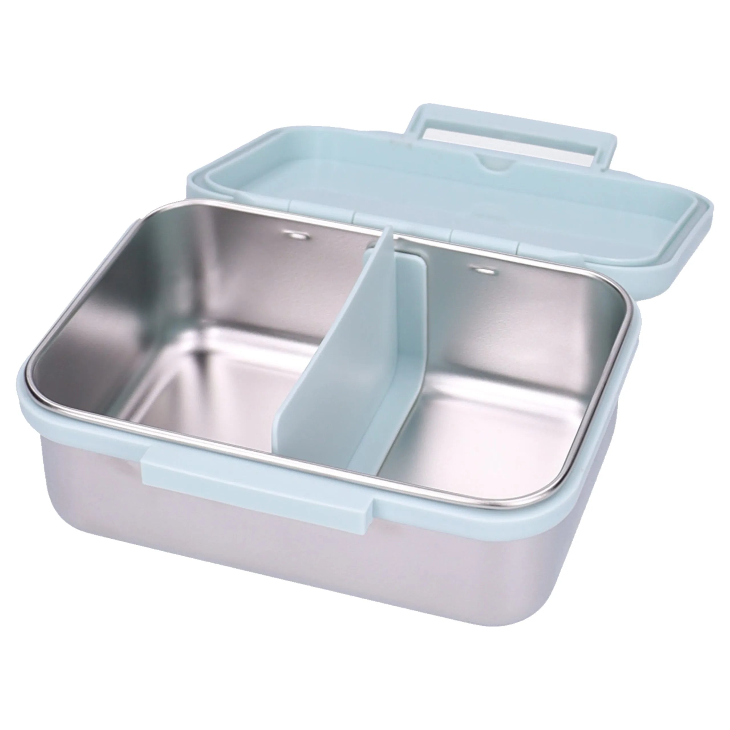 Lunch box inox véhicules bleu