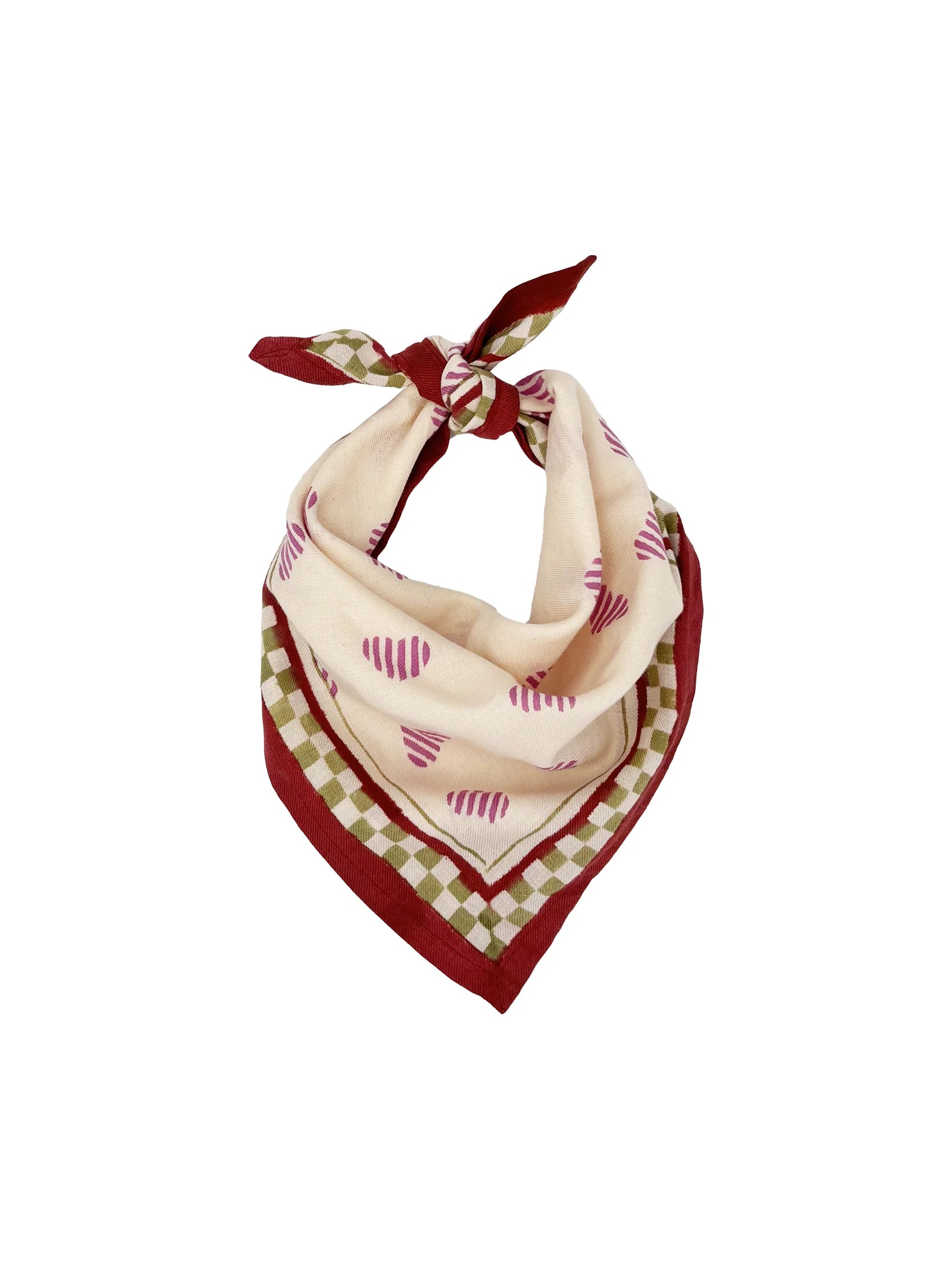 Petit foulard OSCAR - Sweetheart Vert