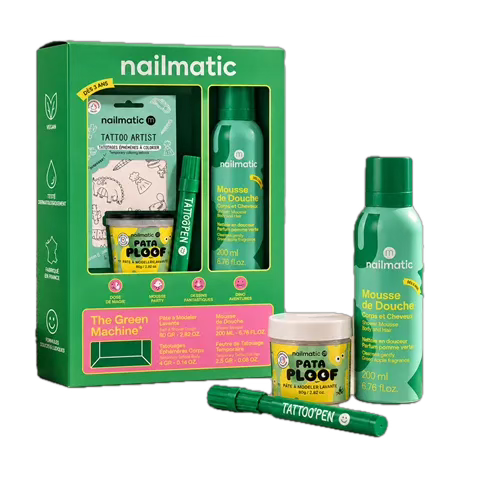 Coffret bain enfant « The Green Machine »