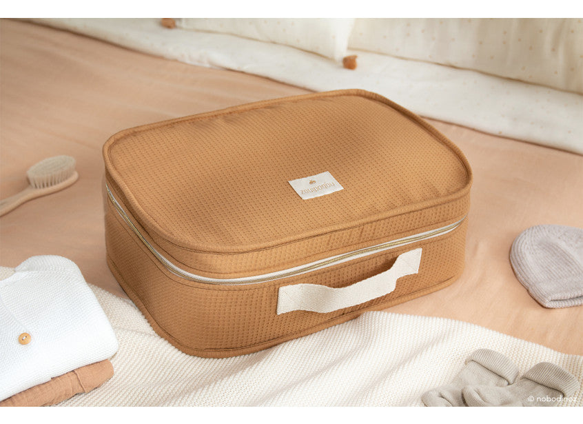 Valise de maternité Victoria Caramel