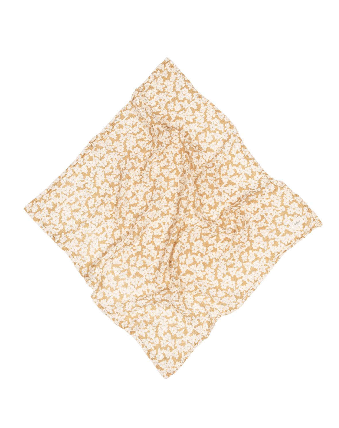 LANGE WABI-SABI EN DOUBLE GAZE DE COTON LAVÉ golden brown sakura