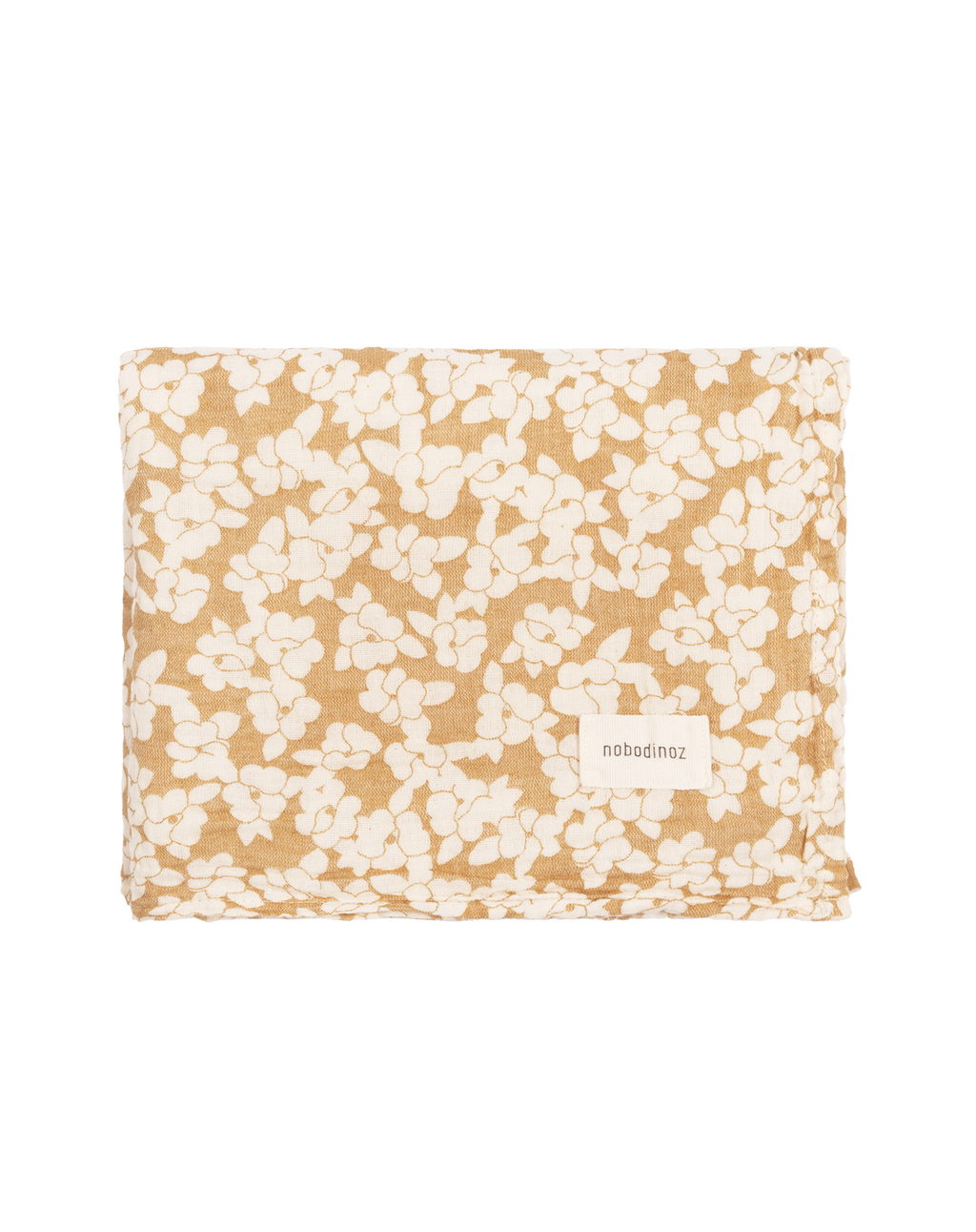 LANGE WABI-SABI EN DOUBLE GAZE DE COTON LAVÉ golden brown sakura