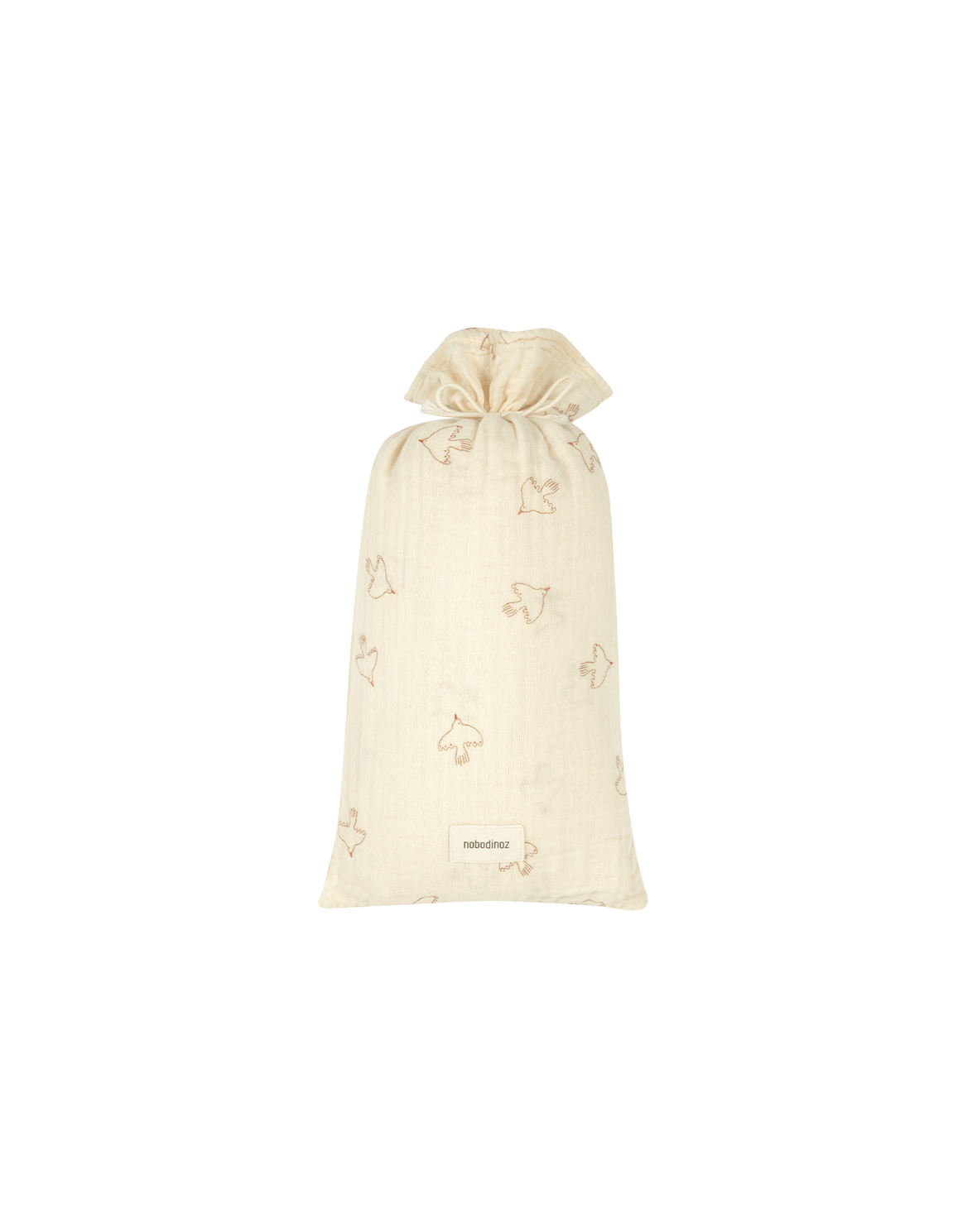 Parure de lit bébé en gaze de coton lavée - Brown Hoshi Birds