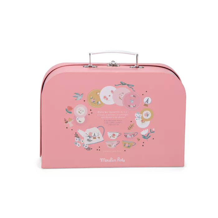 Valise dînette thé métal - Les parisiennes