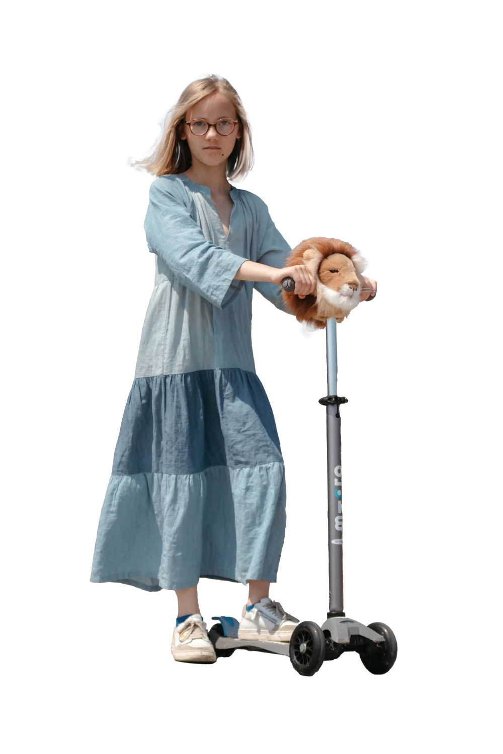 Tête de trottinette - Lion