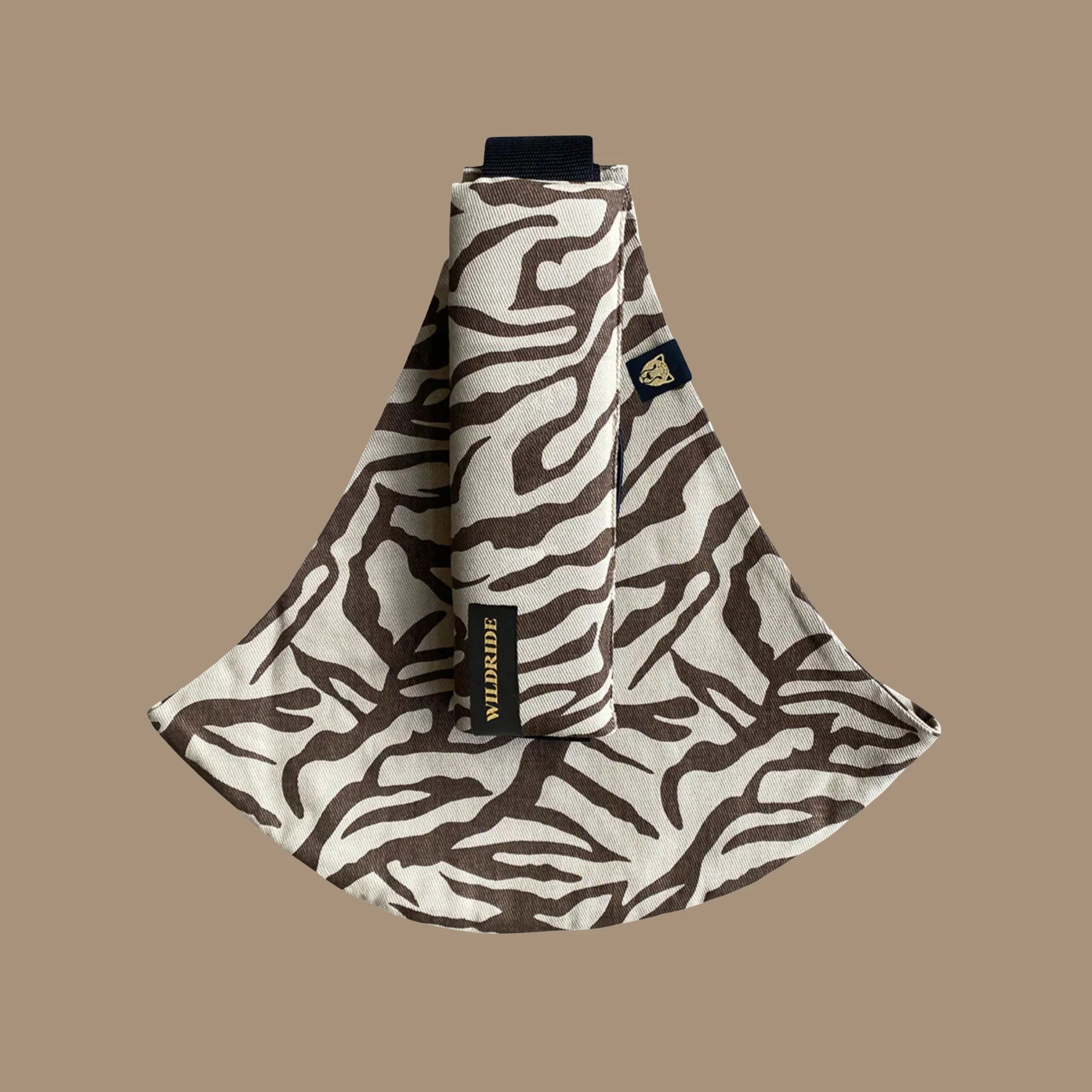 Porte-bébé zèbre marron
