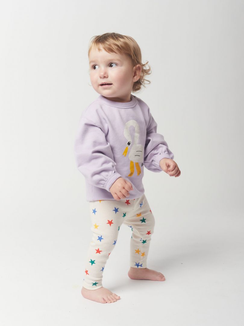 SWEAT-SHIRT PÉLICAN MAUVE