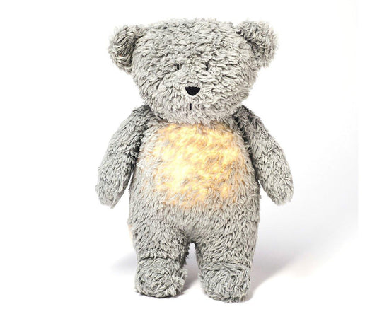 Moonie l'ours douceur avec sons & lumières - gris
