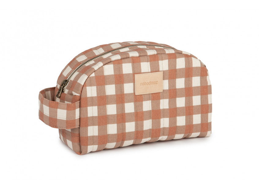 Trousse de toilette Hyde Park• Terracotta Checks