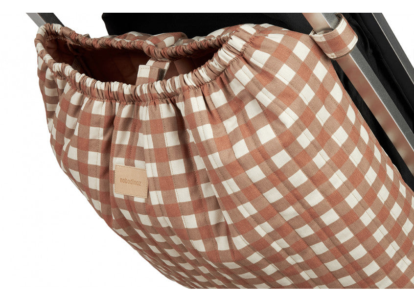 Sac de rangement pour poussette Hyde Park• Terracotta Checks