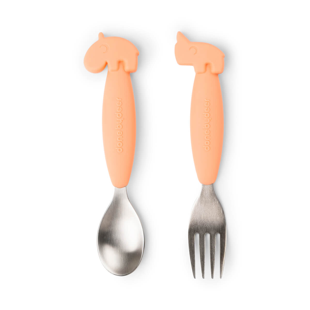 Ensemble de cuillère et fourchette -orange