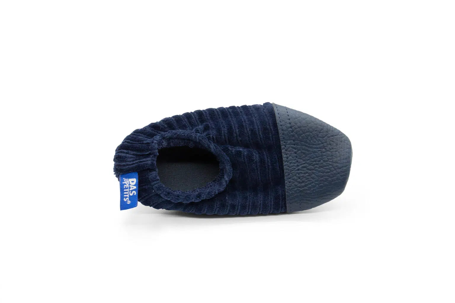 Chaussons Les Petits Velours – Bleu profond