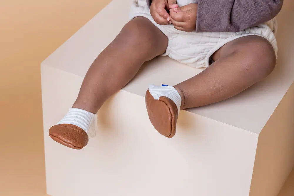 Chaussons Les Petits Velours – Ivoire