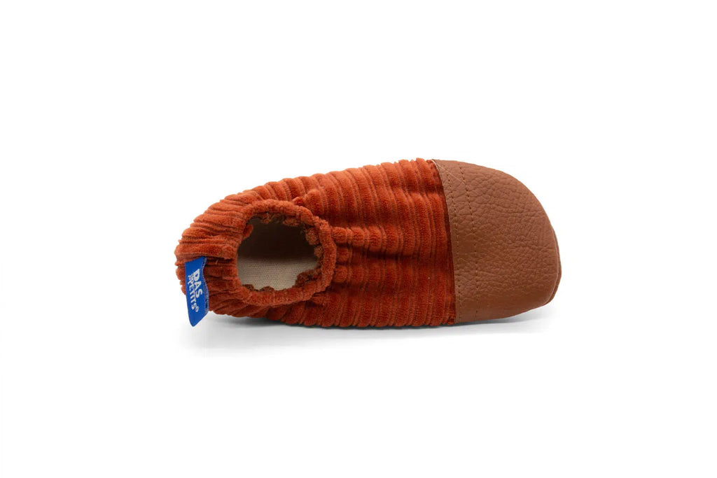 Chaussons Les Petits Velours – Rouille
