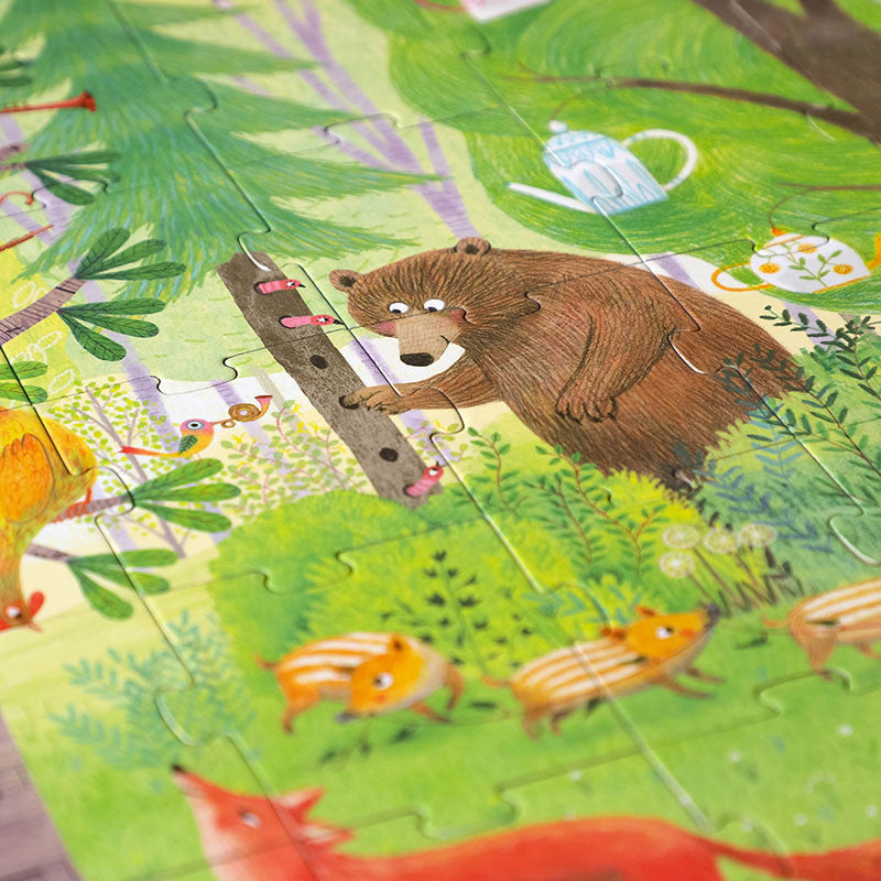 NIGHT AND DAY IN THE FOREST PUZZLE