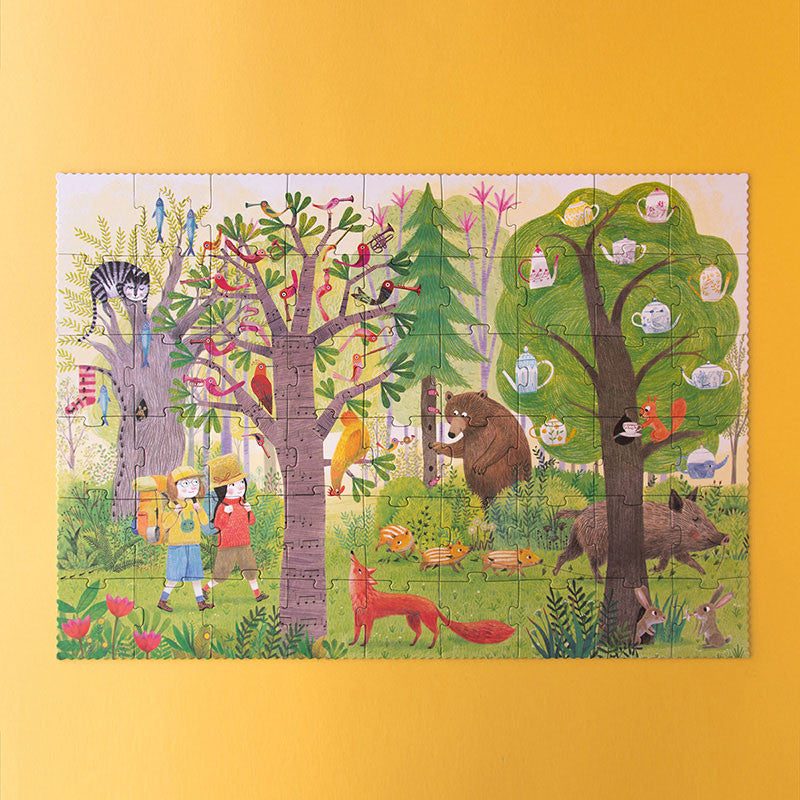 NIGHT AND DAY IN THE FOREST PUZZLE