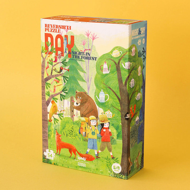 NIGHT AND DAY IN THE FOREST PUZZLE