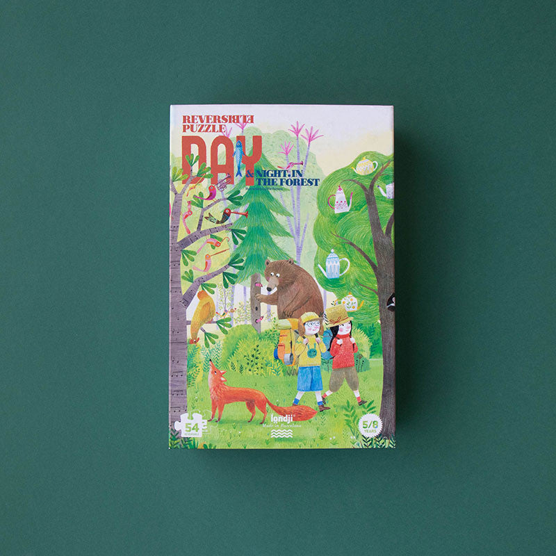 NIGHT AND DAY IN THE FOREST PUZZLE