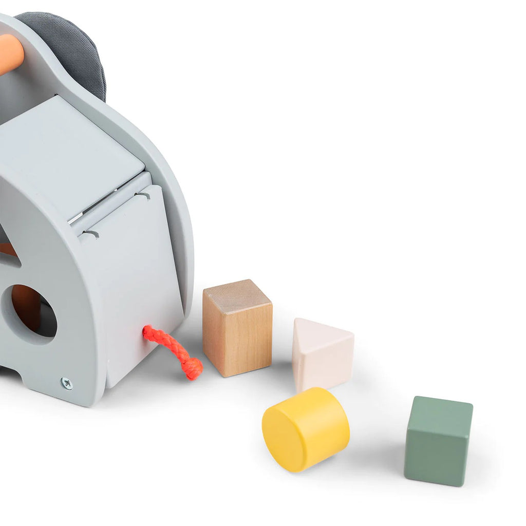 Boite à formes - éléphant - gris