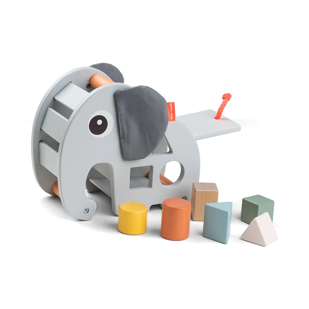 Boite à formes - éléphant - gris