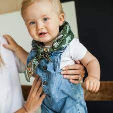 Small Foulard Manika "Bengale" Kaki