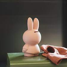 Tirelire Miffy rose poudre - 19 cm