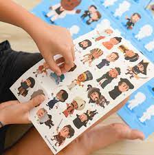 Poster poppik et quelle histoire - Personnages célèbres