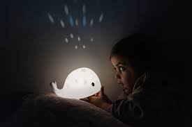 Veilleuse projecteur Moby (baleine)