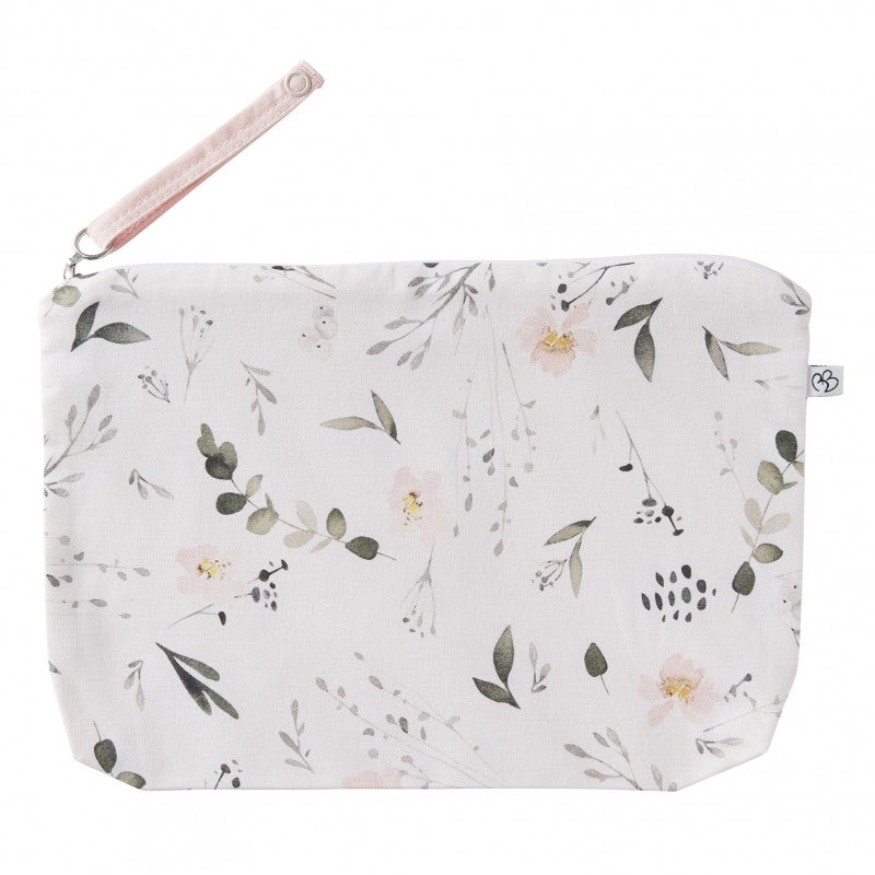 Baby trousse coton imp. botanique / blush