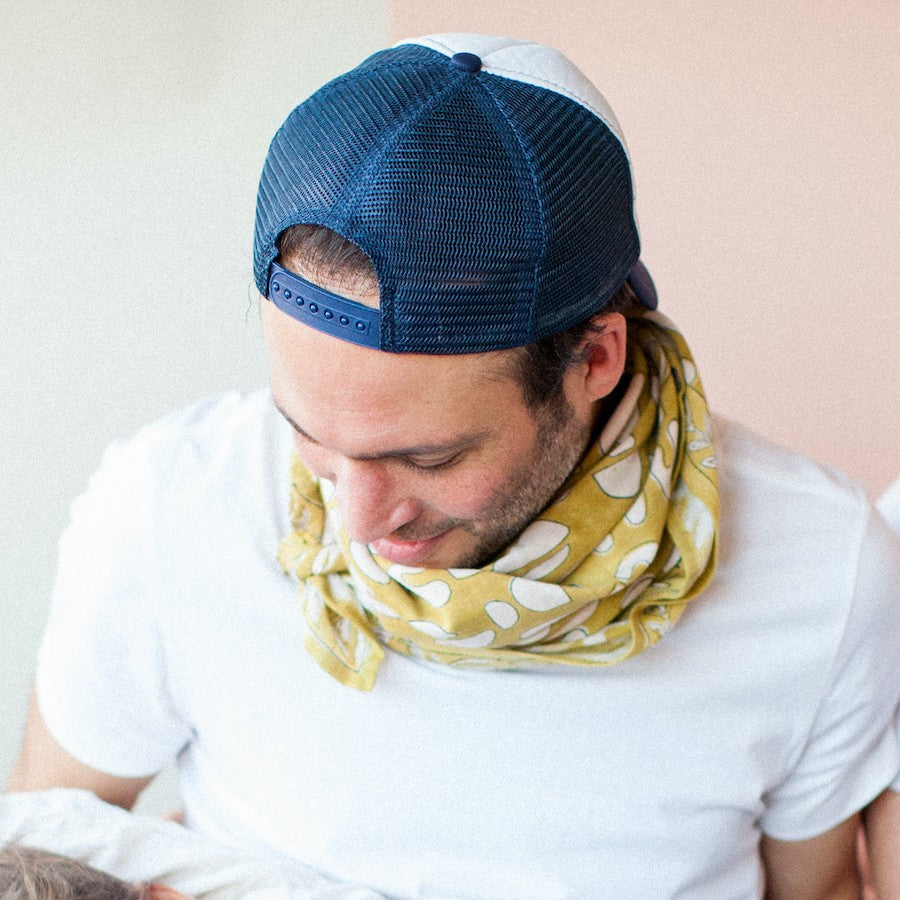 BIG FOULARD LATIKA "ARTISTIC" ANIS