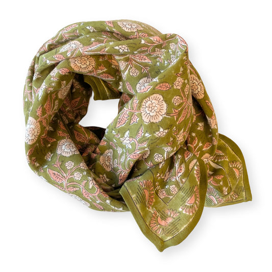 BIG Foulard Latika "Soleil" TILLEUL