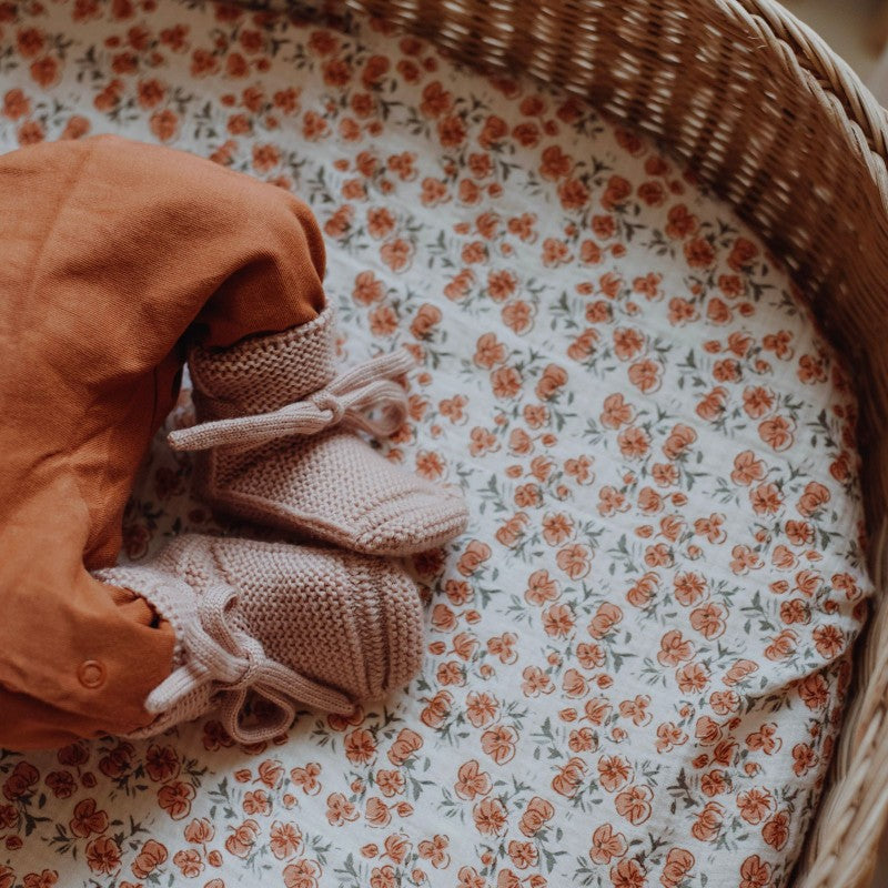 Housse pour matelas à langer - Californian Poppy