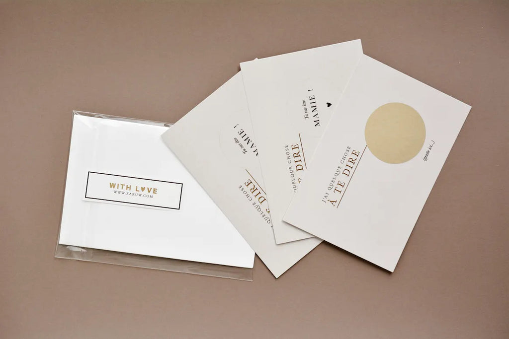 CARTE ANNONCE À GRATTER “TU VAS ÊTRE PAPY”