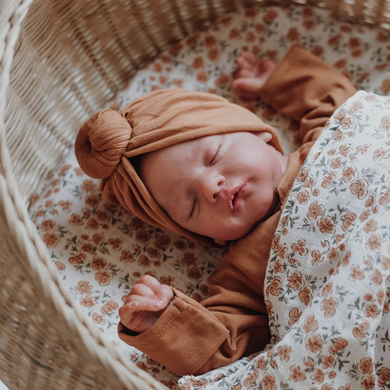 Bonnet turban - coloris nut