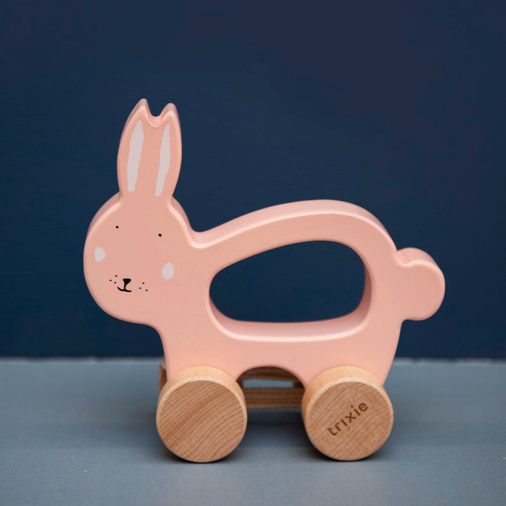 Jouet à tirer en bois - Mr. Lapin