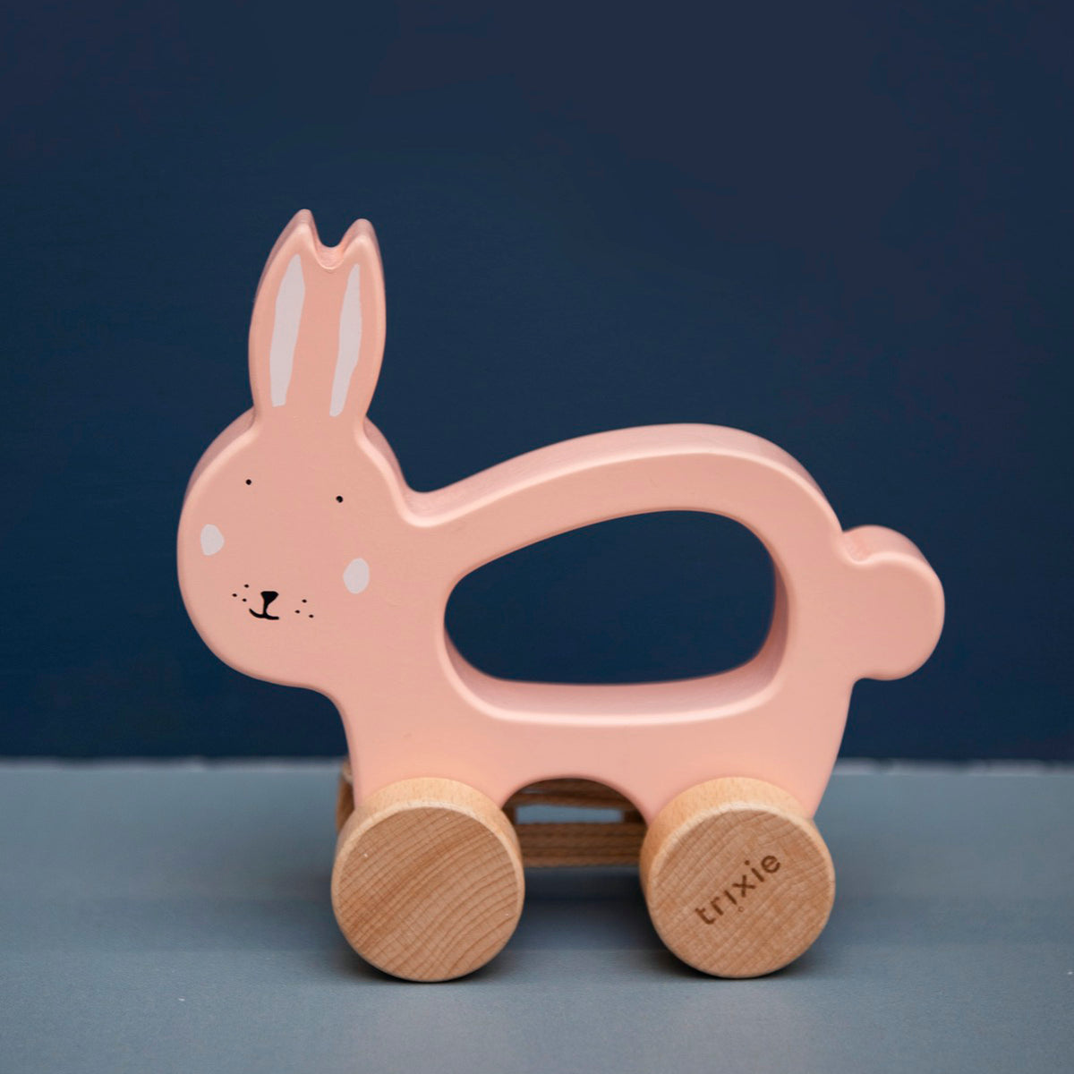 Jouet à tirer en bois - Mr. Lapin
