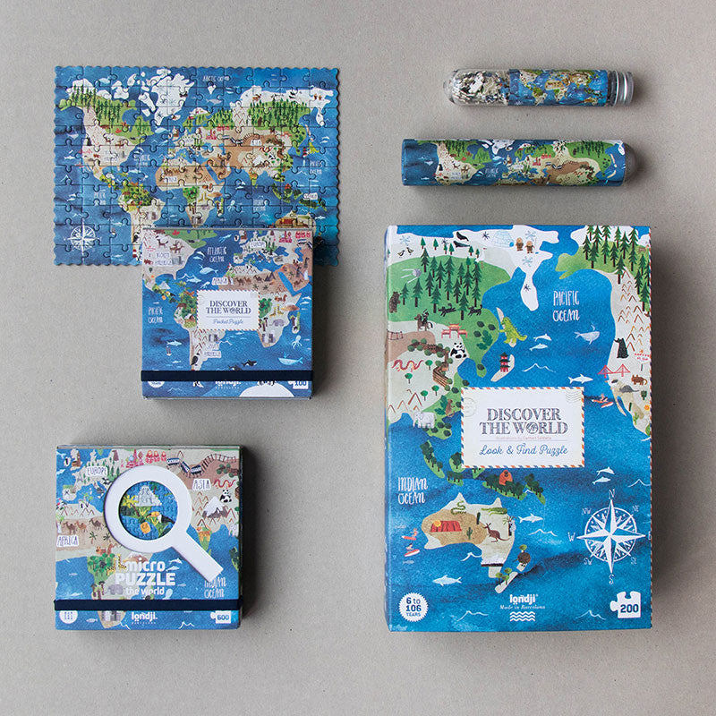 DISCOVER THE WORLD PUZZLE