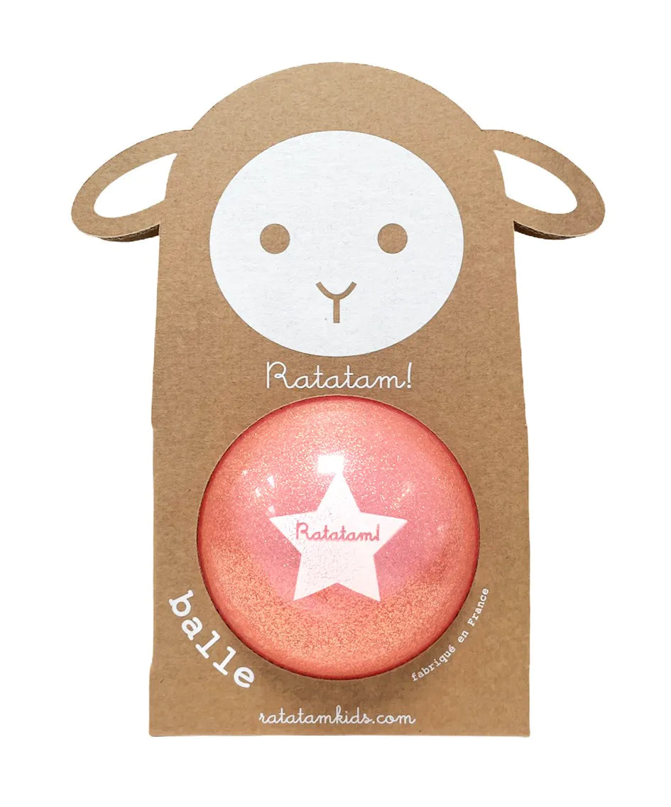 Balle de manipulation summer rose 10 cm - Mouton