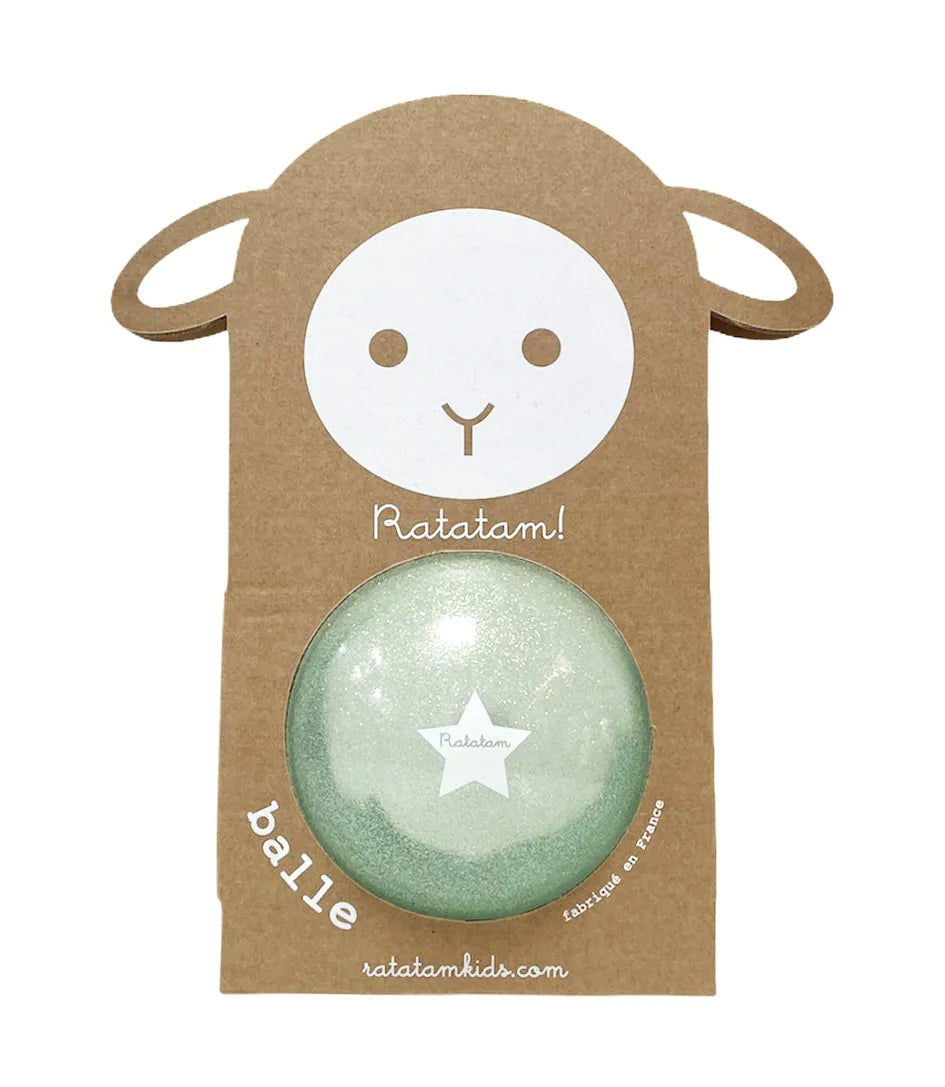 Balle de manipulation summer bleu 10cm - Mouton