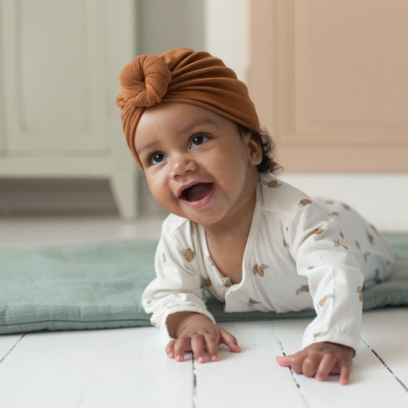 Bonnet turban - coloris nut