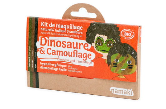 Kit 3 couleurs dinosaure & camouflage BIO*