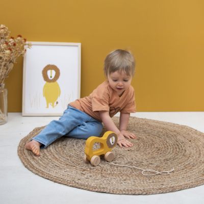 Jouet à tirer en bois - Mr. Lion