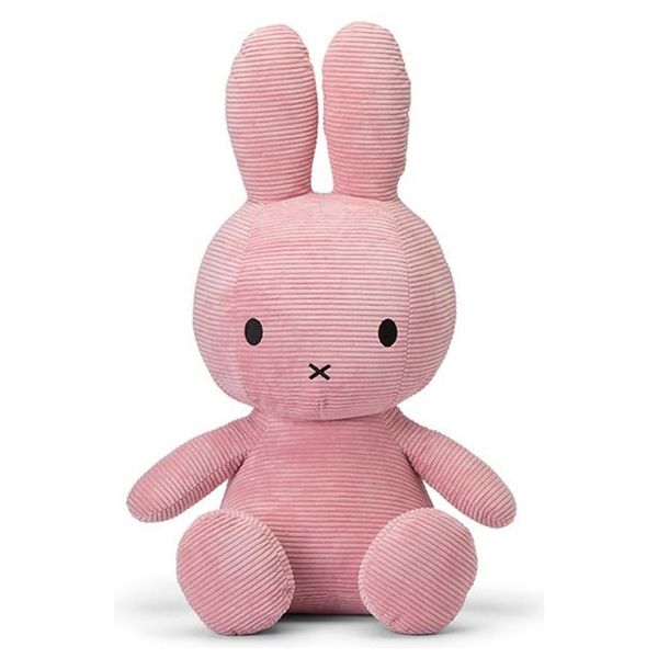 Miffy Velours Côtelé 50cm Rose