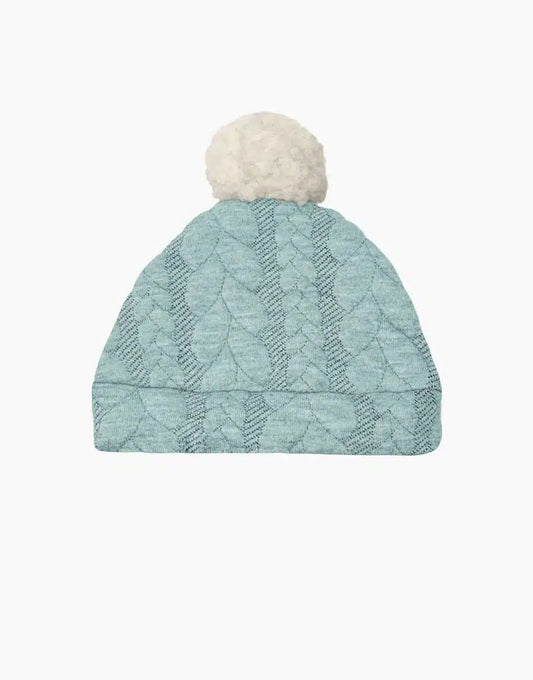 Bonnet Gilbert en Jacquard vert eucalyptus