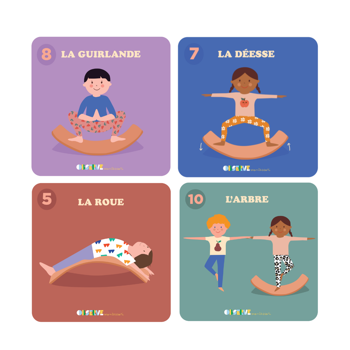 10 Cartes de Yoga