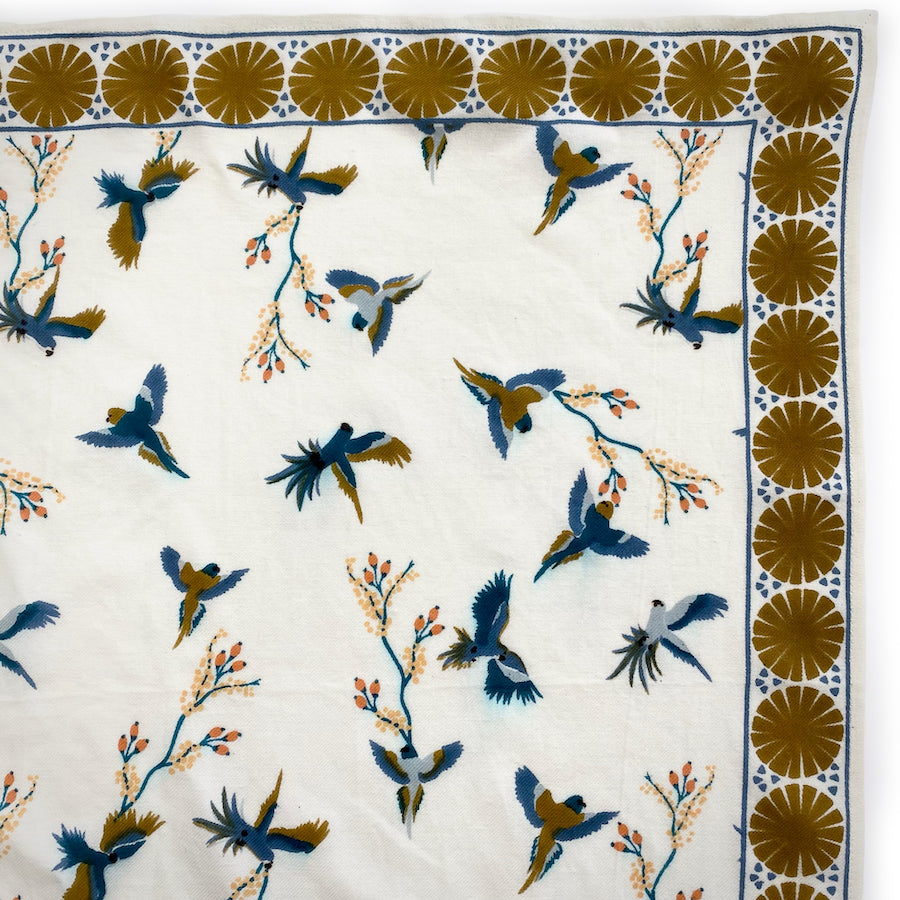 Small Foulard Manika "Cerisier" Fleur de Vanille